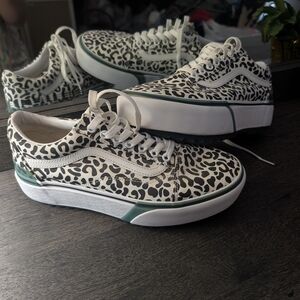 Vans Womens Black and White Sneakers